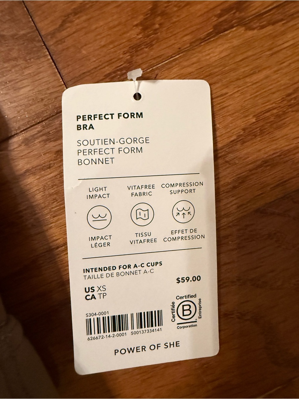NWT Athleta Perfect Form Sports Women’s Bra A-C XS - Picture 2 of 10